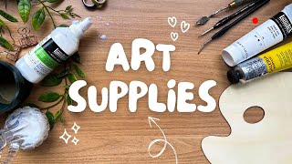 BEST 7 AFFORDABLE ART SUPPLIES for acrylic painting beginners + Tips and Demos