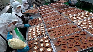 Process of Mass production Handmade Choco Pie. Amazing Bakery Factory in Korea by 프로세스 케이 Process K 7,286 views 4 months ago 8 minutes, 2 seconds