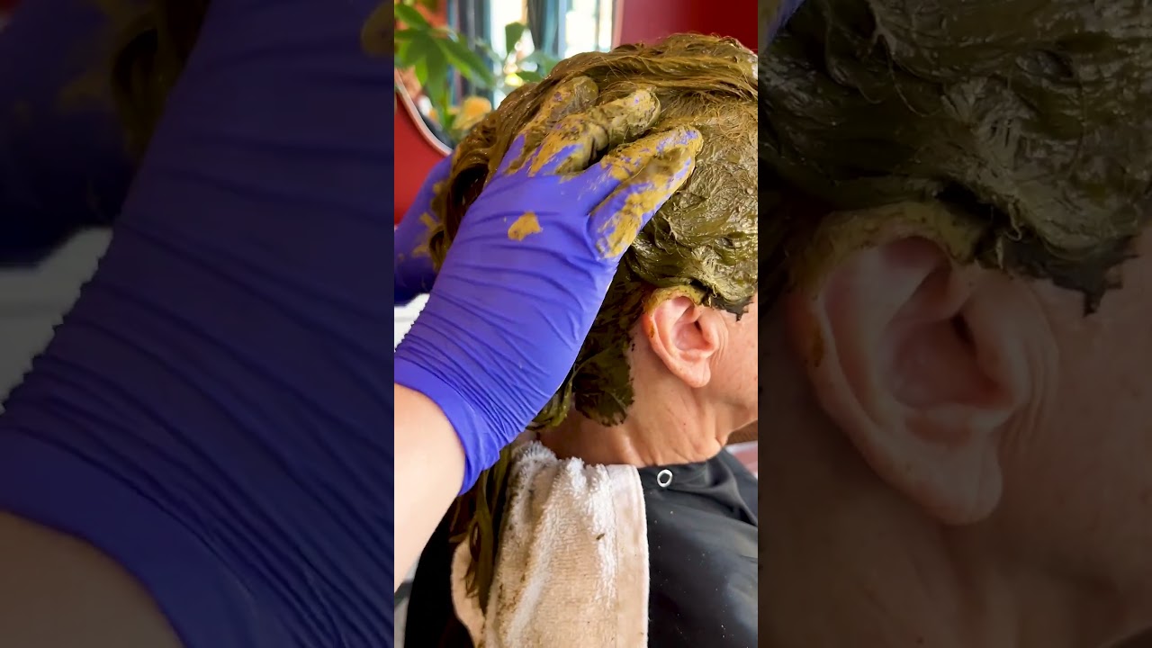 From grey to strawberry blonde! 