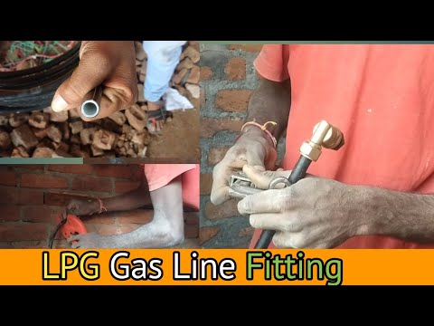 LPG gas pipe fitting | LPG gas pipe line for home | Gayatri