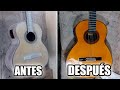 Como PINTAR una GUITARRA paso a paso ACABADO NATURAL