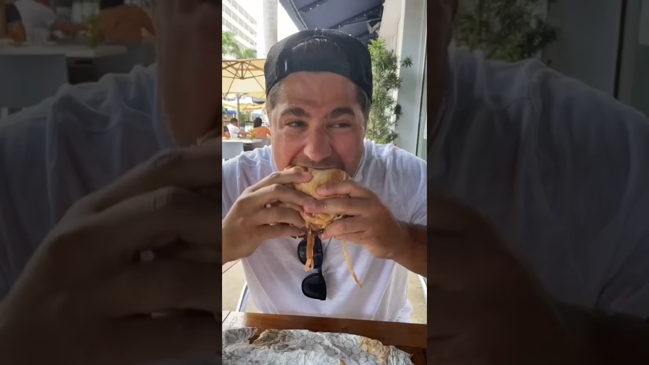 HAMBURGERS WITH MY HUSBAND: Fat Ronnie’s in Miami, FL! 🍔🕺🔥 #DEVOURPOWER #Miami #Florida