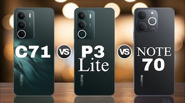 REALME BATTLE: C71 vs P3 Lite vs Note 70 – Which One Is the Real Winner?