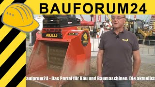 Allu Schaufelseparator Demonstration NordBau Report