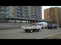 UAZ Bukhanka ambulance with siren yelp