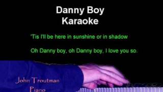 Danny Boy - Piano Instrumental (Harp Simulation Piano Arpeggios) with Lyrics chords