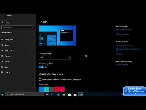 How to Enable Dark Mode in Windows 10 Officially