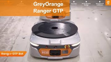 GreyOrange Goods-to-Person (G2P) Solution - Ranger GTP autonomous mobile robot
