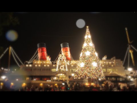 ºoºディズニーシー 15 クリスマス イルミネーション 雨上がりのディズニーシーの夜景はすごい素敵です Disneysea 15 Christmas Illuminations Youtube