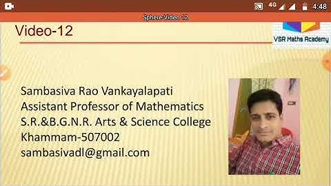 Angle between two spheres-Video 12