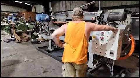 J-4504 RUBBER EVA SPLITTING MACHINE (SKIVING MACHINE), WORKING WIDTH 1780mm 6