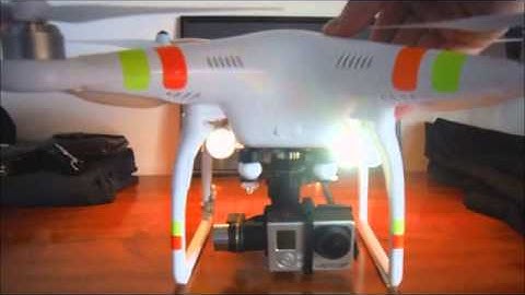 DJI Phantom 2 with added lights