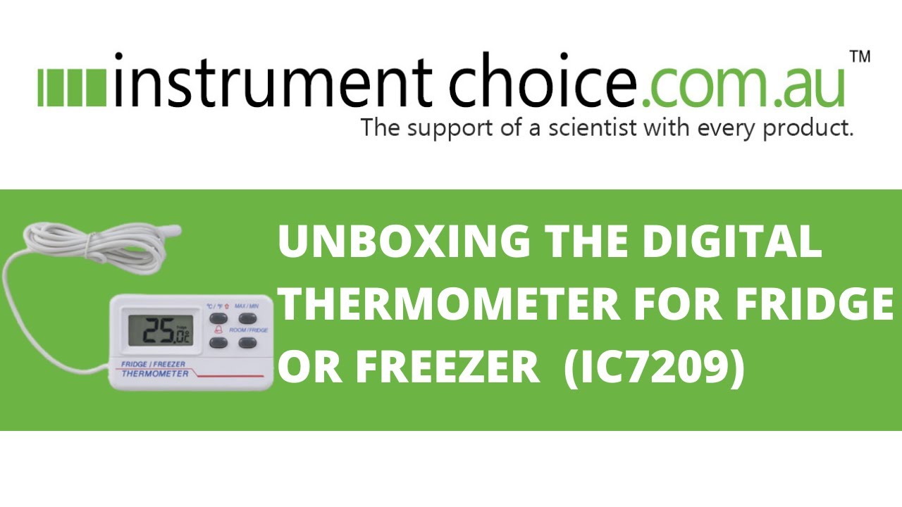 How to Use the Digital Thermometer for Fridge or Freezer (IC7209