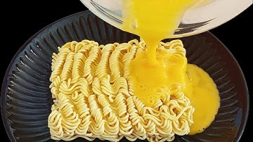 Cook noodles and eggs this way, the result is amazing, simple and delicious!