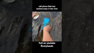 cell phone that was washed away in the river #restoration #restorationphone