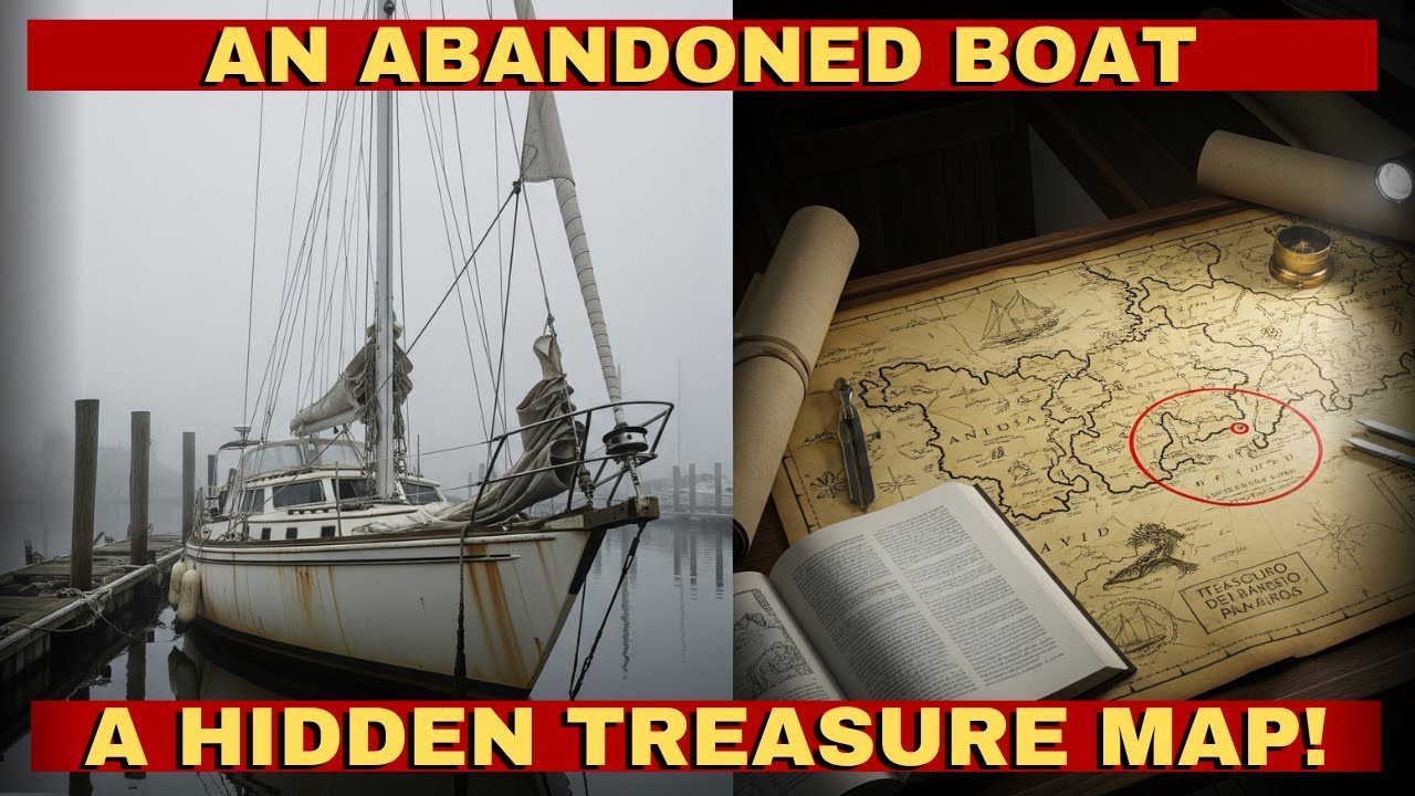⁣He Found an Abandoned Sailboat Full of Old Charts. One Chart Was a Map to a Sunken Treasure.