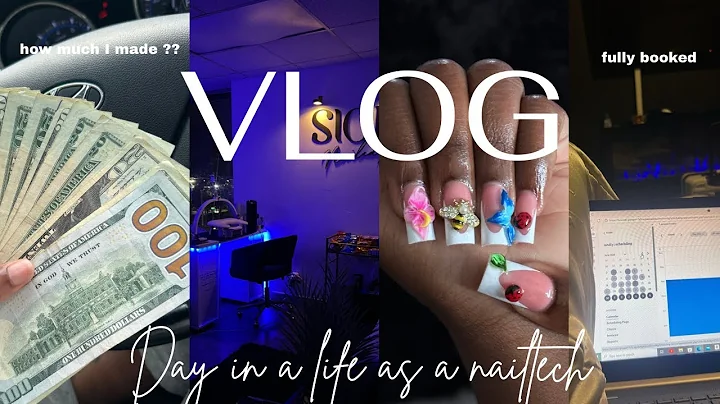 Realistic Week in my life as a Nail Tech { $$ I made , clients , new set up and more