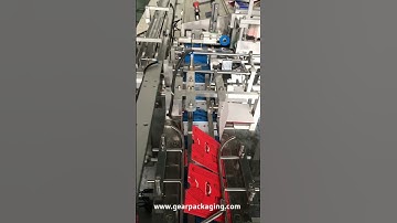 Automatic alcohol medical disinfection bag sachet box cartoning machine