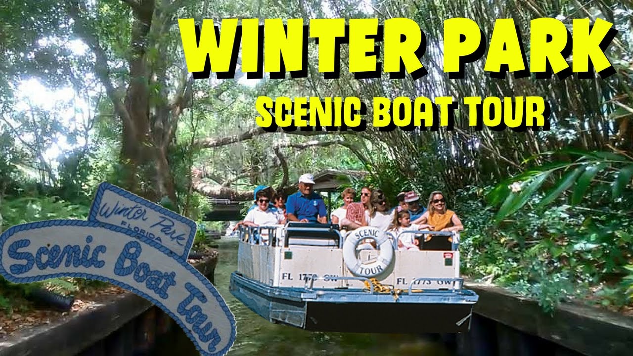 scenic boat tour in winter park