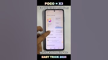 POCO X3 OEM /Unlocking Enable /Developer Show 2025 ✅ Activate Developer Mode 2025 #smartphone