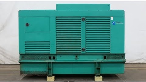 Cummins DFCC 350 kW diesel generator NTA-855-G3 engine 385 Hrs Yr 2004 - CSDG # 2726