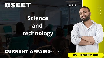 CSEET| Current affairs | Chapter 4 (class 8) l By - Rocky Sir #cseet