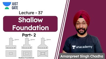 Shallow Foundation | Geotechnical | Civil Engineering | Amanpreet Singh