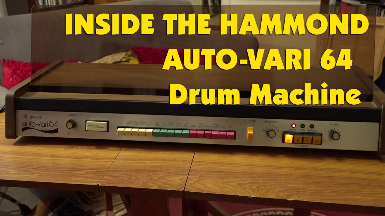 Inside The Hammond AutoVari 64 Rare Drum Machine Acetone, Roland
