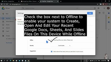 How to create and edit Google Docs, Sheets, and Slides offline