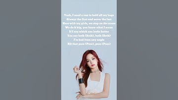 Thumbnail of BABYMONSTER - CLIK CLAK LYRICS (Ahyeon's Rap Part)                  #babymonster #clikclak #drip