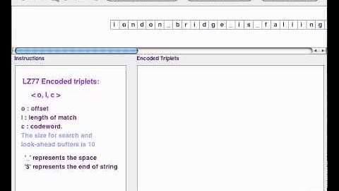 Lempel-Ziv Compression Algorithms