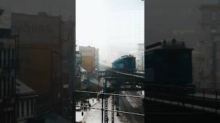 Elevated Railway in New York City in 1911 - Restored Footage