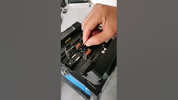 How to clean the fusion splicer