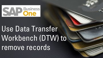 How to remove values from fields by using DTW