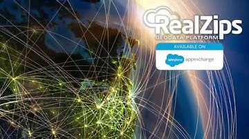 RealZips GeoData Platform for Salesforce Lightning