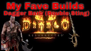 D2R My Fav Builds - Dual Dagger Barbarian (Double Sting)