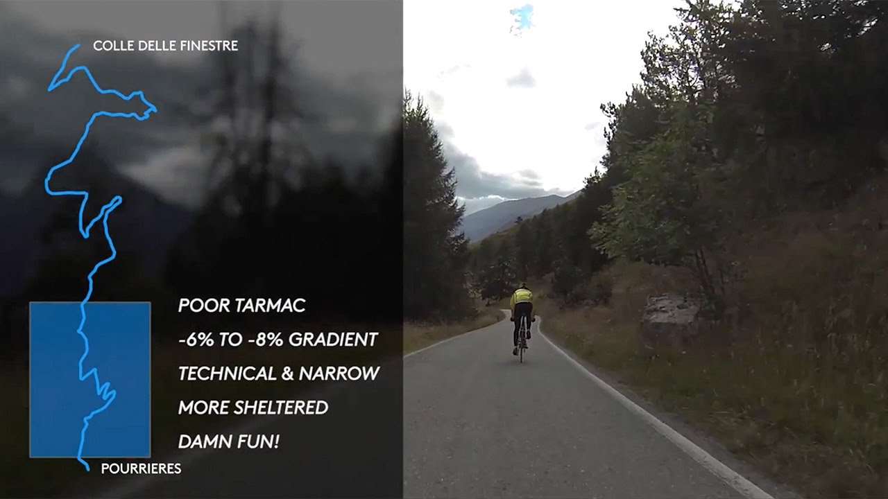 Colle delle Finestre Descent (in full) - Cycling Inspiration & Education