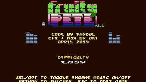 Fruity Pete v.1.1 - ATARI 800 XL - LONG PLAY