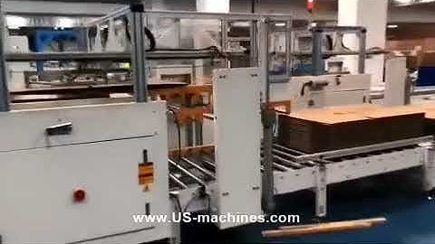 Automatic horizontal type big box carton erecting forming machine