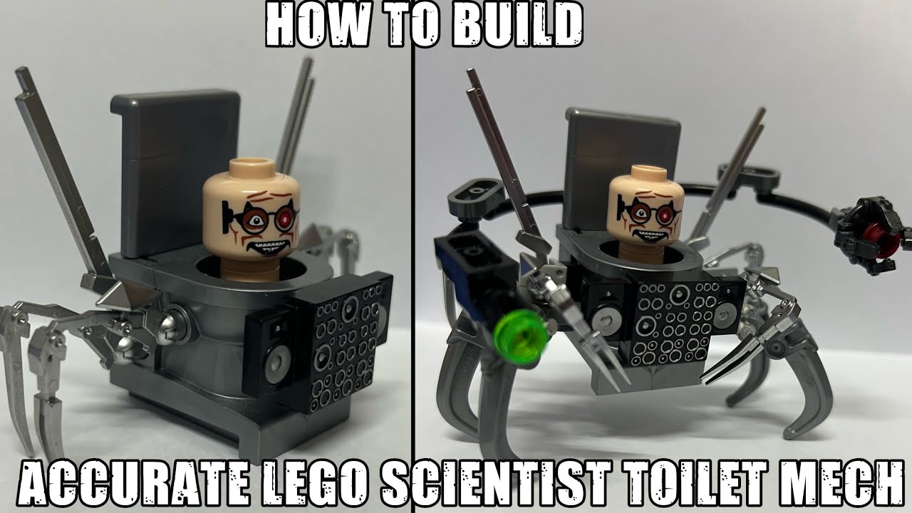 LEGO Skibidi Toilet || How to Build An Accurate Scientist Skibidi Toilet Mech - KDL 2170 Tutorial