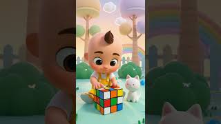 Can You Solve This Rainbow Cube? 🌈🧩 Learn Colors #learning #shorts