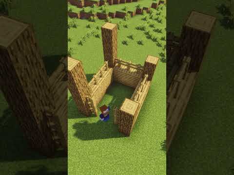 シンプルな馬小屋 #マイクラ #マインクラフト建築 #マインクラフト #マイクラ建築 #shorts