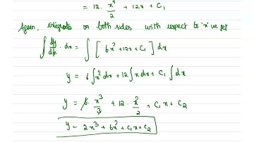 Integration - Chapter 9 - Exercise 9B - Problem 9 - A curve is such that d^2y/dx^2=12x+12.
