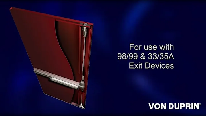 Von Duprin's Concealed Vertical Cable (CVC) for Exit Devices