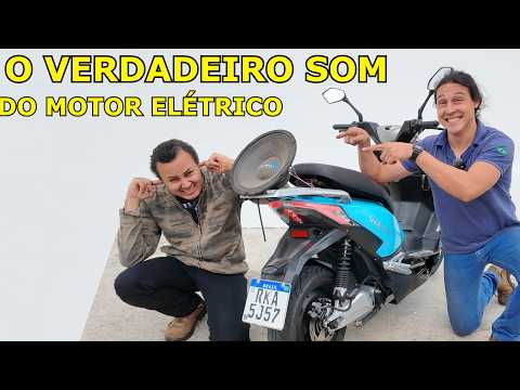 COLOCAMOS UM ALTO FALANTE NO MOTOR DA MOTO ELÉTRICA
