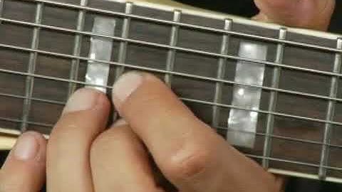 2nd Inversion Octave Up of D Major Guitar Chord on the Top Strings