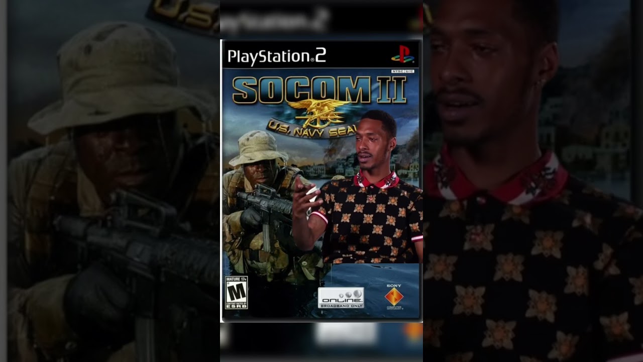 When your kids find your old PS2 copy of Socom 2 US Navy Seals