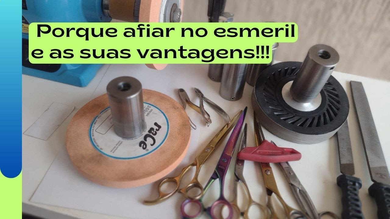Porque afiar no esmeril e suas vantagens!!!!!!