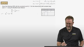 Lecture 8-7 | Modified Euler Method | Advanced Mathematical Methods for Engineers