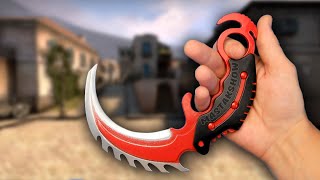 How to make KARAMBIT Call of Duty Mobile. KARAMBIT made of wood. Call of Duty Mobile DIY